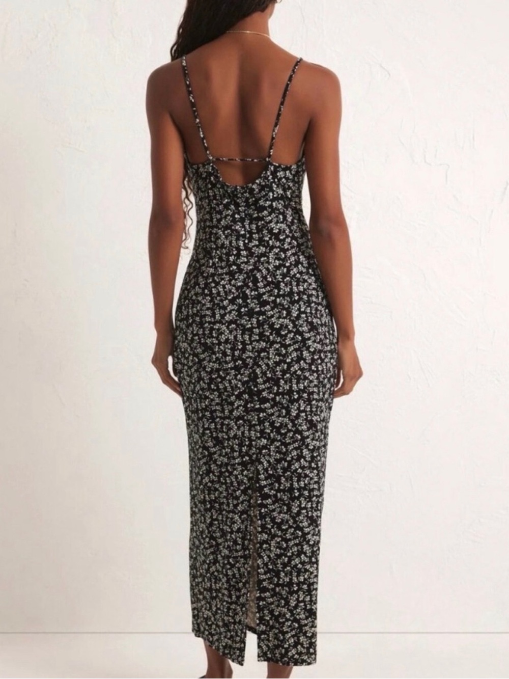 Z Supply Black and White Floral Dress